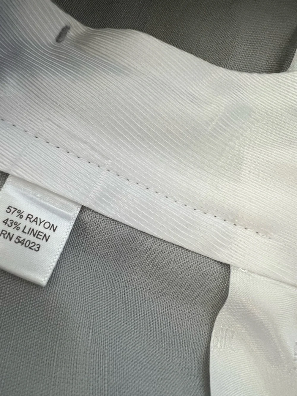 Banana Republic gray linen